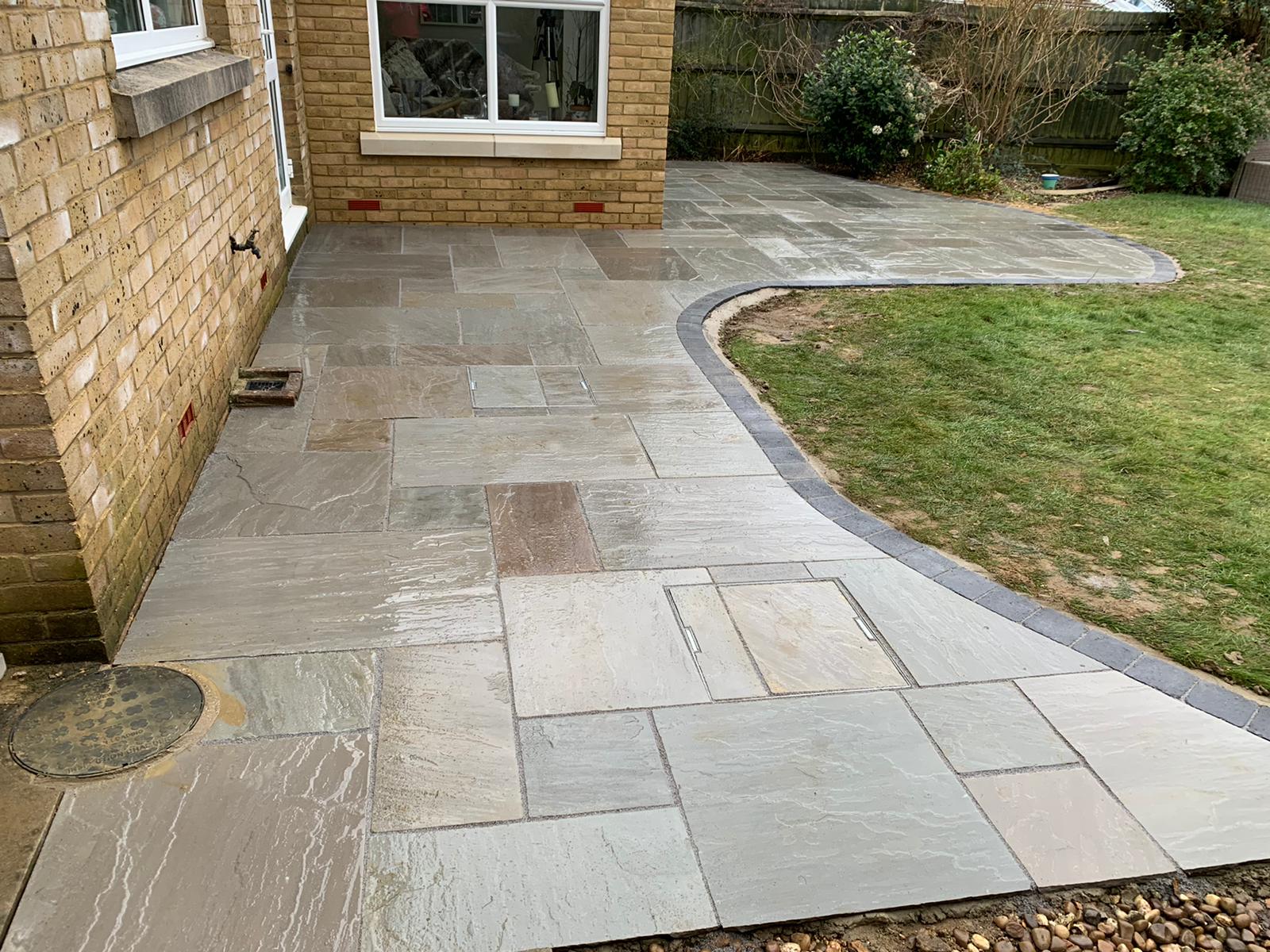 new indian sandstone patio st albans