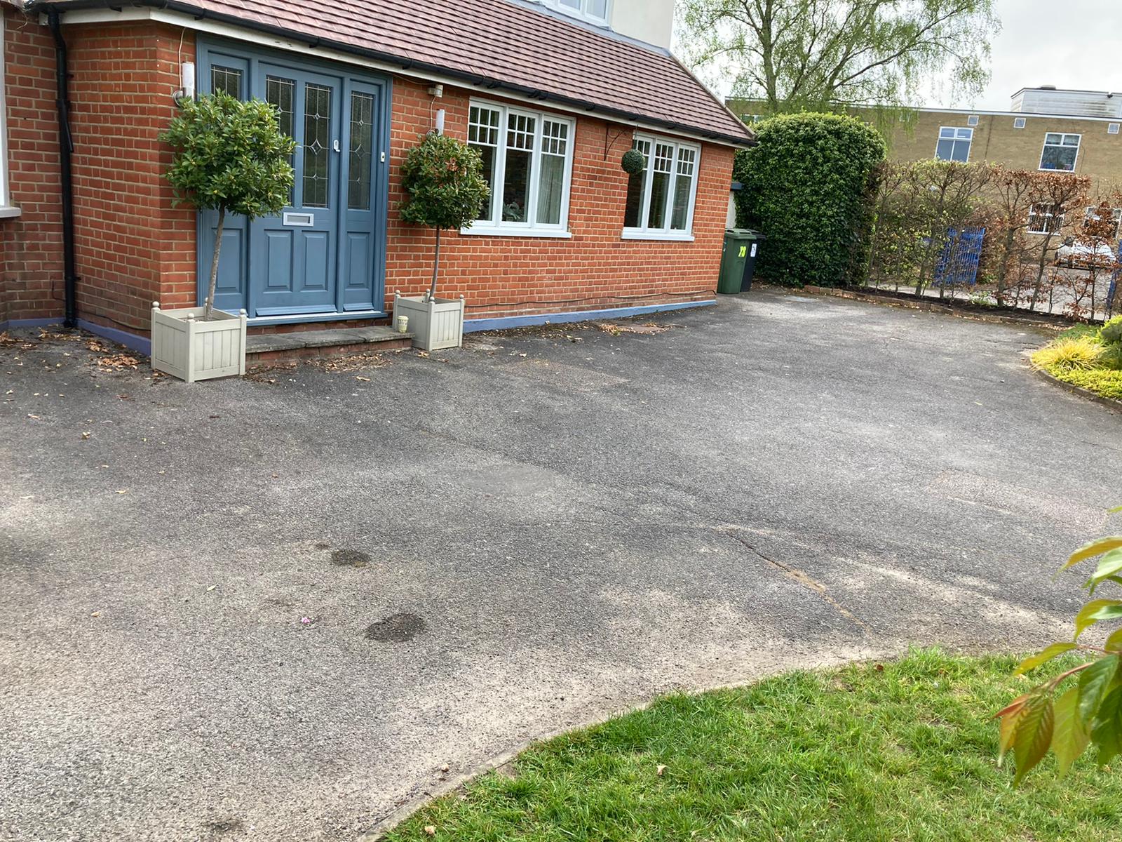 old tarmac drive replaced st albans